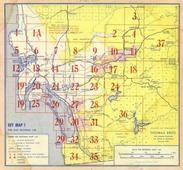 Index Map 1, San Diego County 1956